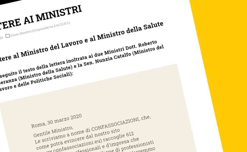 Lettere ai Ministri